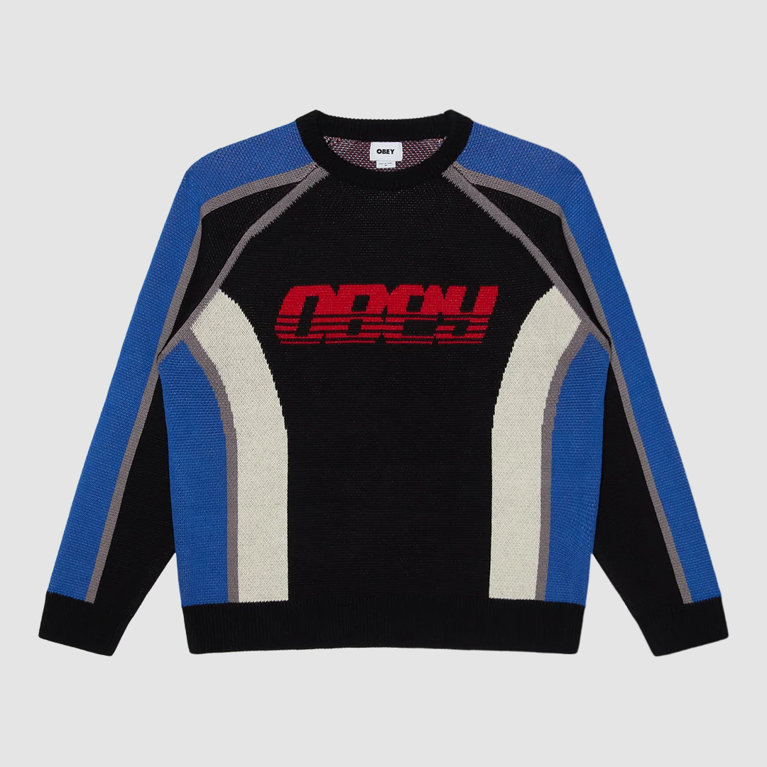 Obey Estadio Sweater Black Multi