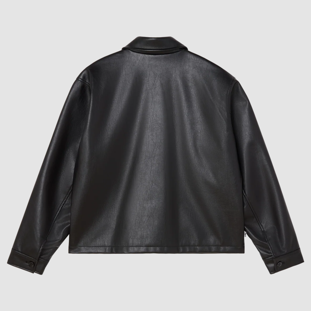 Obey Workman PU Jacket Black