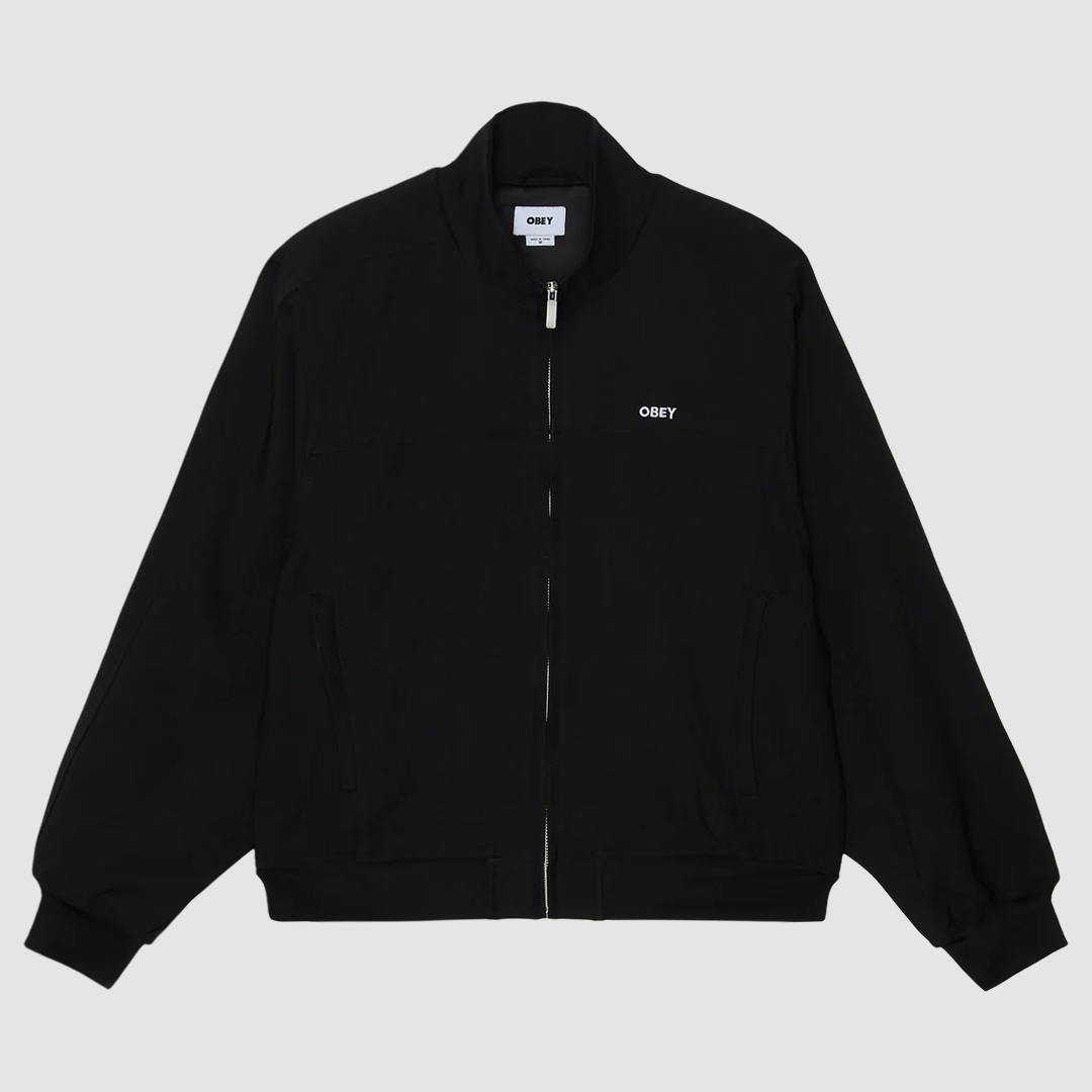 Obey Tailored Track Jacket Black
