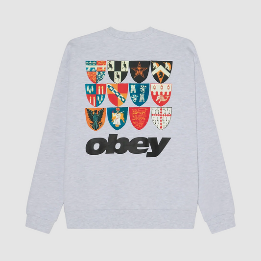 Shields Extra Heavy Crew Ash Grey