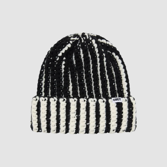 Obey Scout Chunky Beanie Black Multi