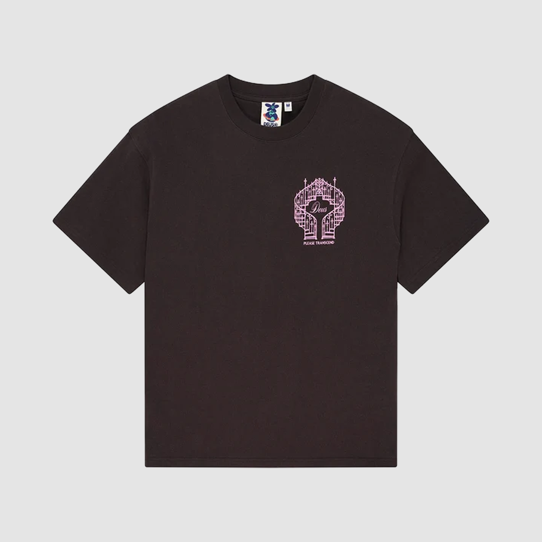 Upstairs OS T-Shirt Anthracite Grey
