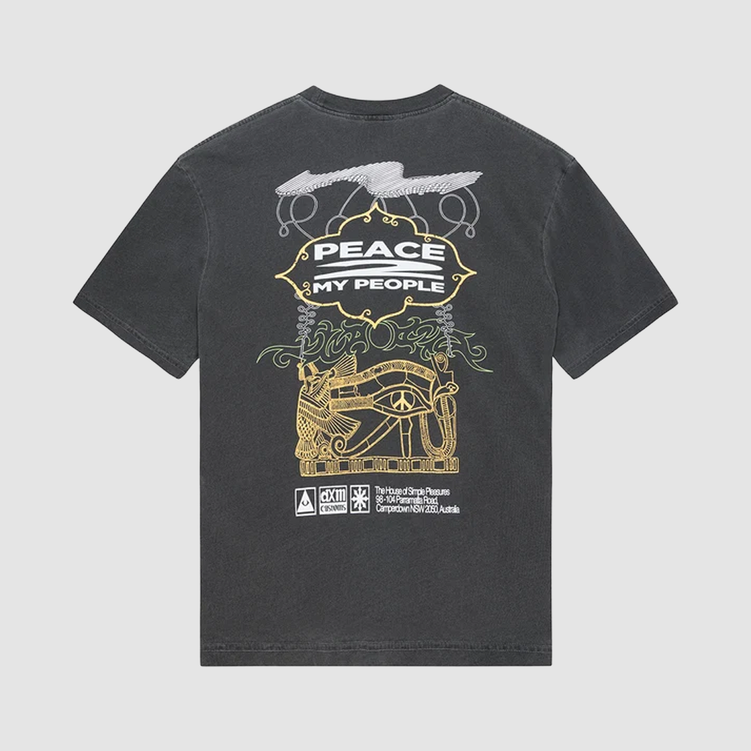 Easy Peacey T-Shirt Anthracite Grey
