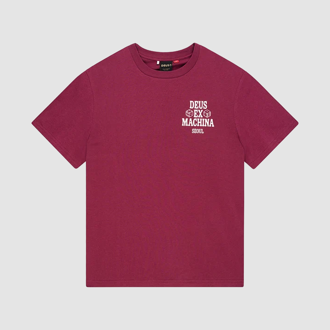 Seoul Ceramic T-Shirt Burgundy