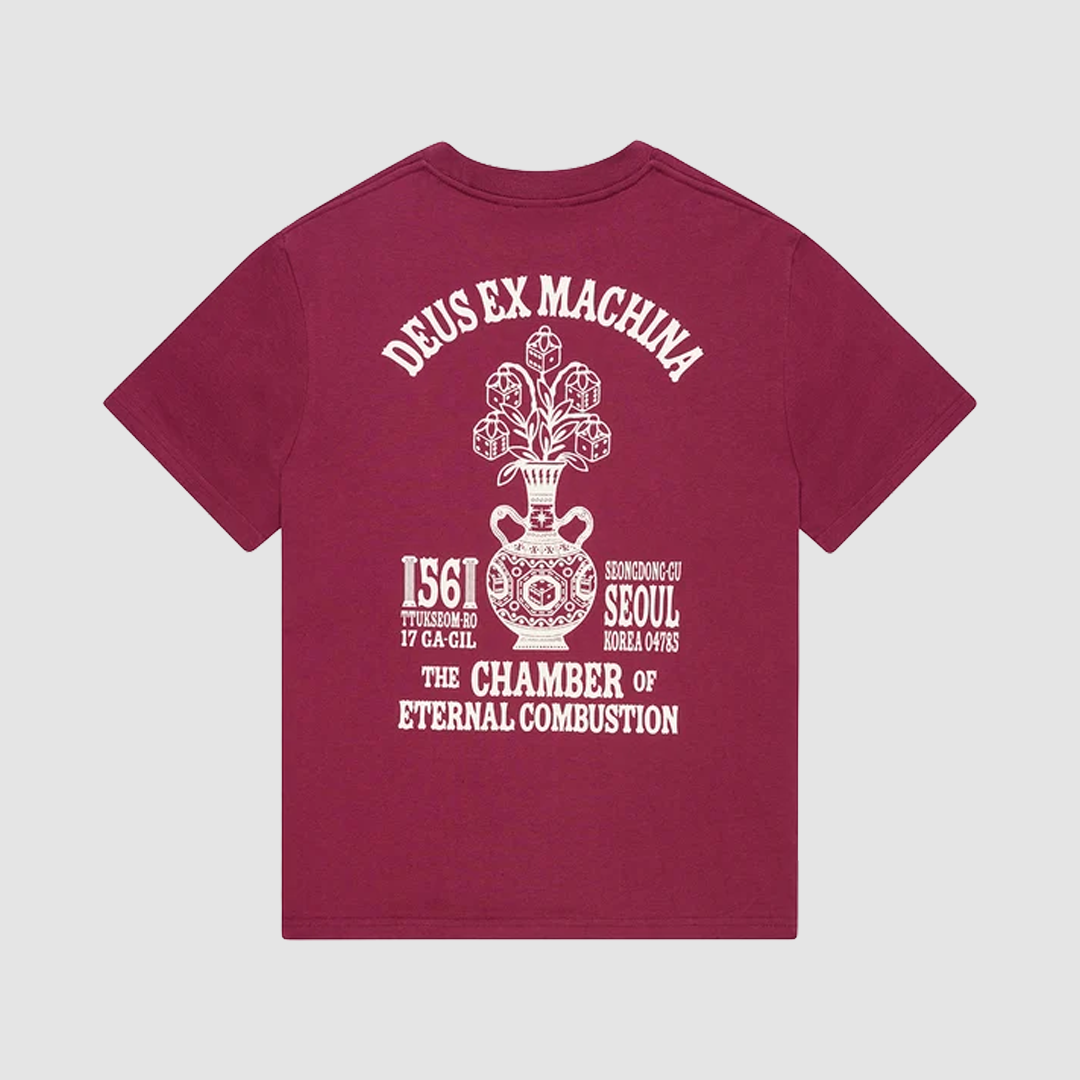 Seoul Ceramic T-Shirt Burgundy