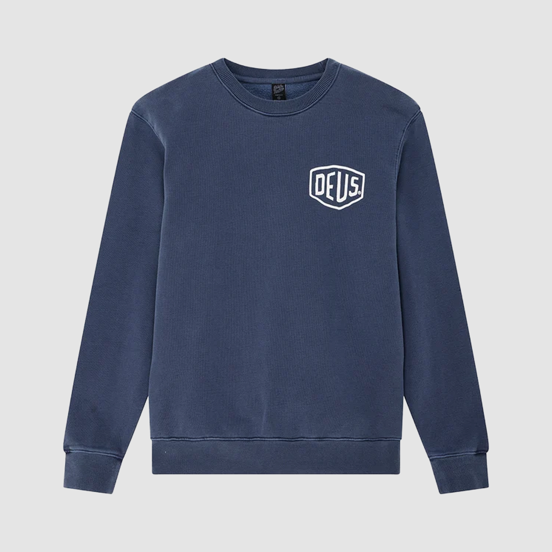 Shield Garment Dyed T-Shirt Mechanic Blue
