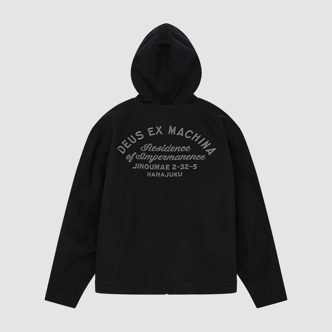 Harajuku Hooded Jacket Black