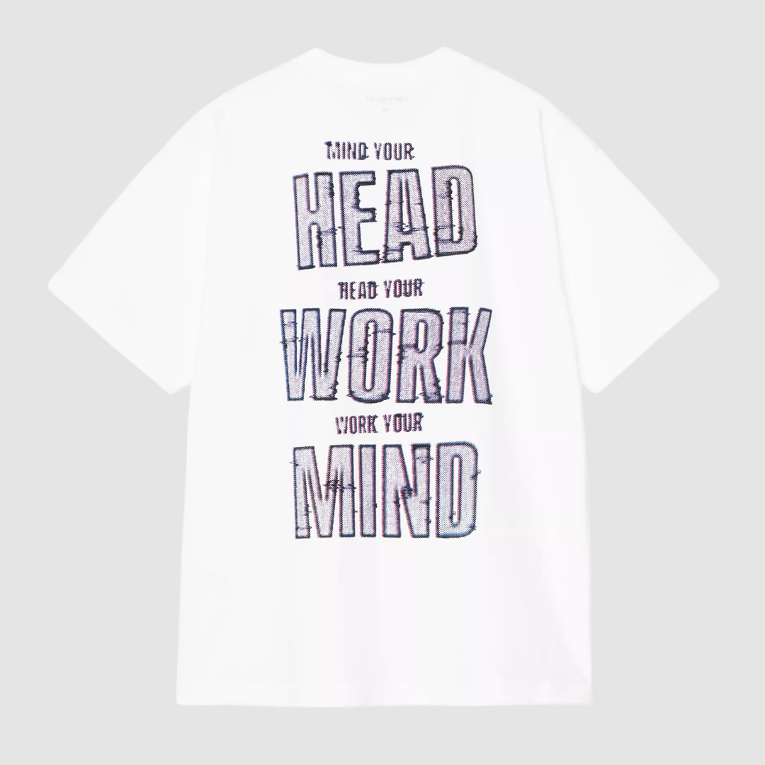 S/S Mind Your Head T-Shirt White