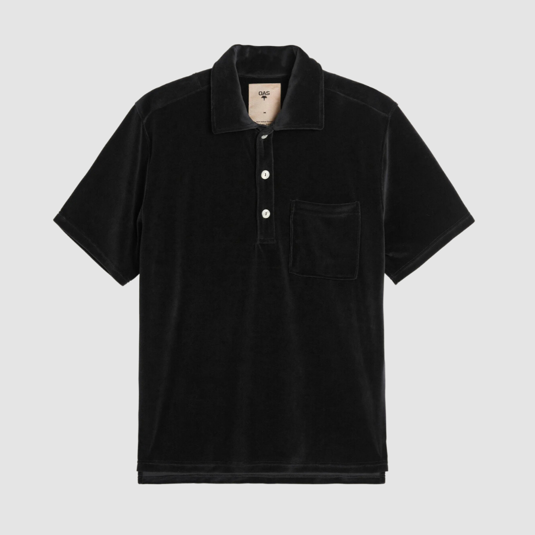 Nearly Black Girona Velour Shirt