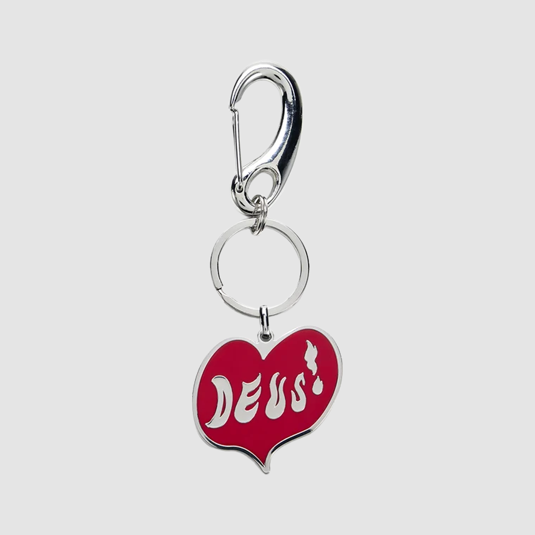 Deep Cut Key Tag Silver
