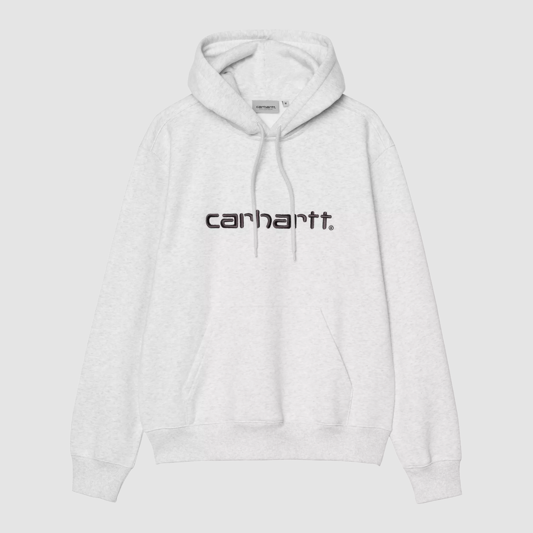 Hooded Carhartt Sweat Ash Heather / Graphite