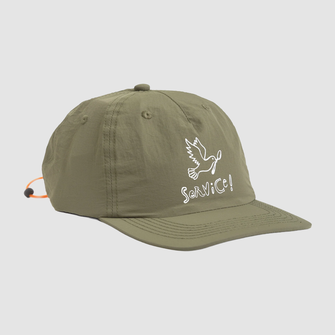 Nylon Dove Cap Olive