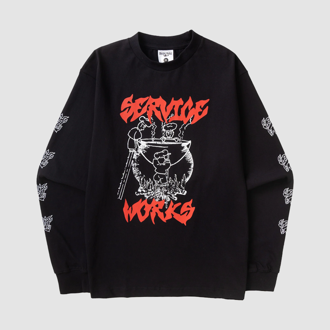 Boiling Point LS Tee Black