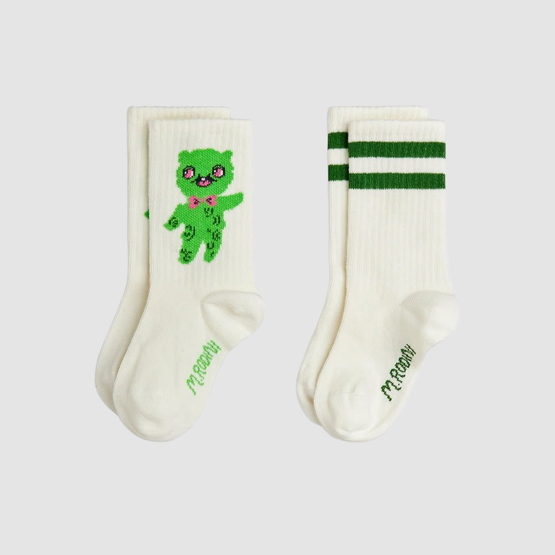 Alien 2 Pack Socks Off White