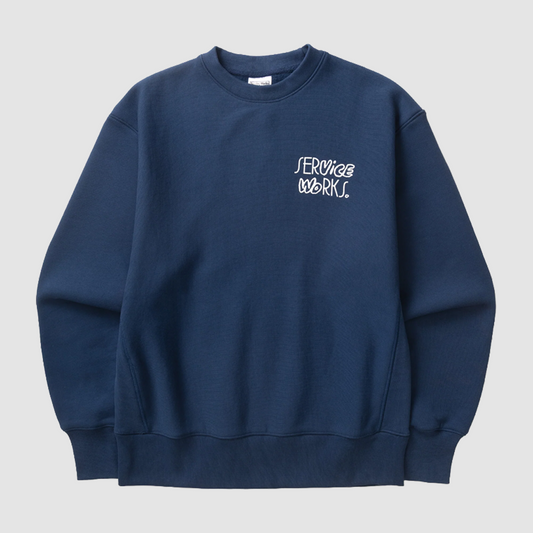 Double Vision Crewneck Navy