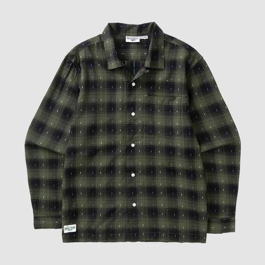Drag Stitch Resort Shirt Olive