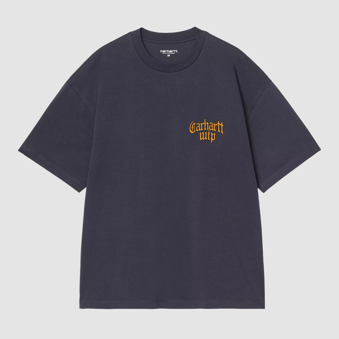 S/S Blackletter T-Shirt Dark Navy