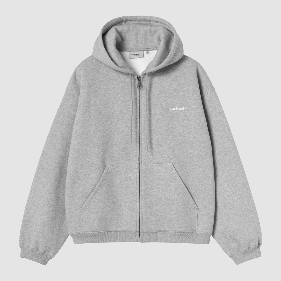 Hooded Ebbert Jacket Grey Heather / White