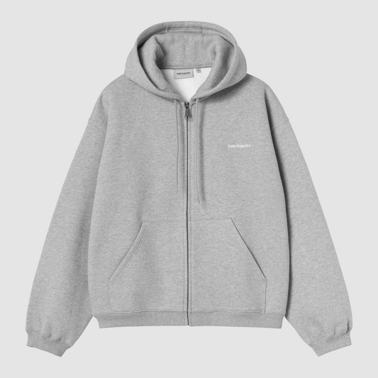 Hooded Ebbert Jacket Grey Heather / White