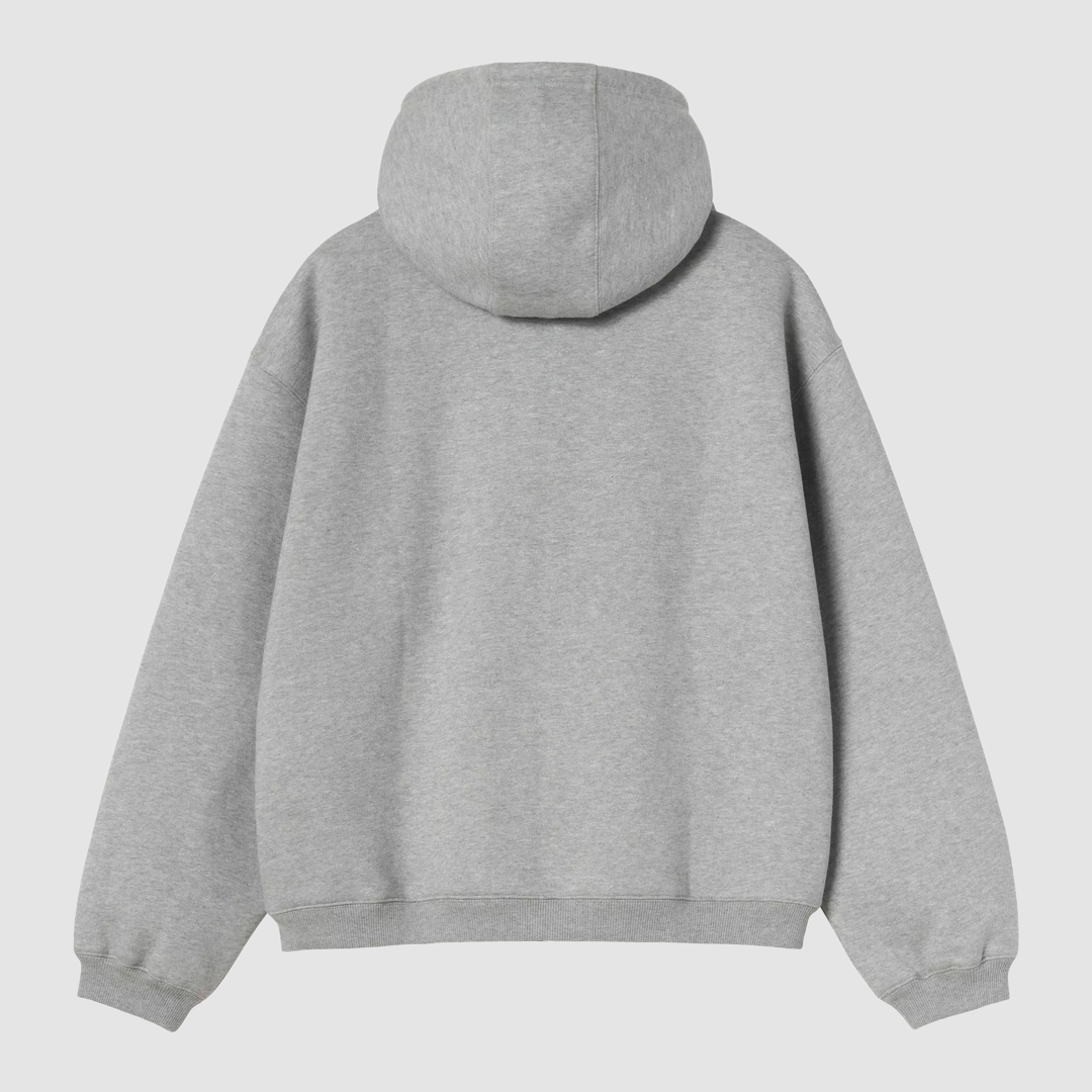 Hooded Ebbert Jacket Grey Heather / White