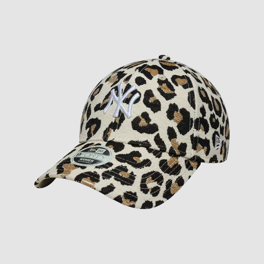 WMNS 9FORTY New York Yankees MLB Leopard Midi Beige