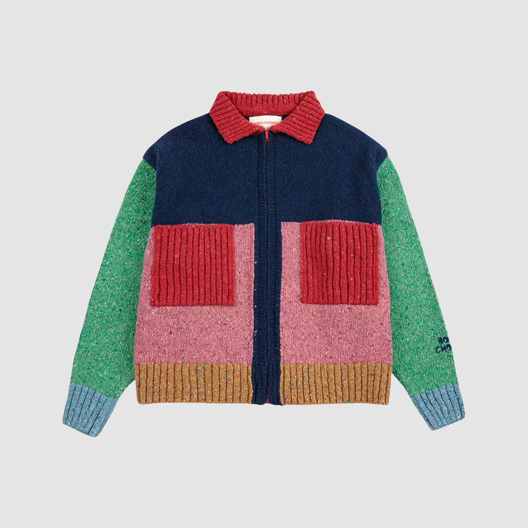 Bobo Choses Color Block Cardigan