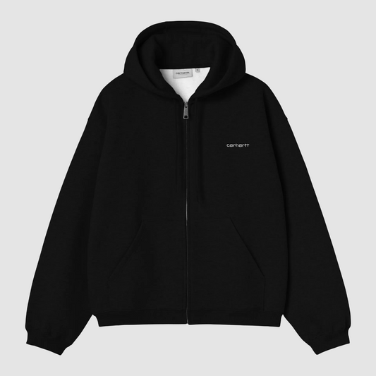 Hooded Ebbert Jacket Black / White