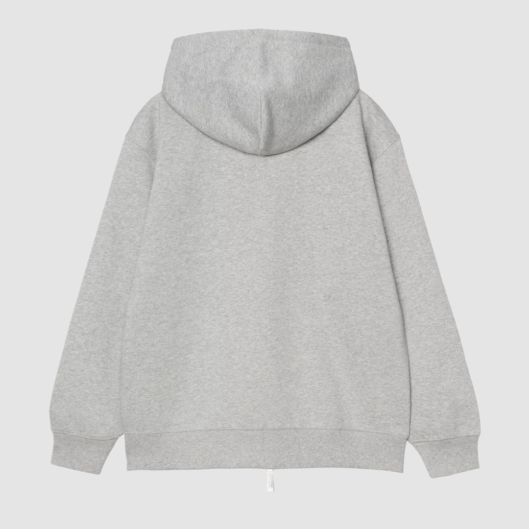W' HD Small Heart Patch Jacket Grey Heather / Black