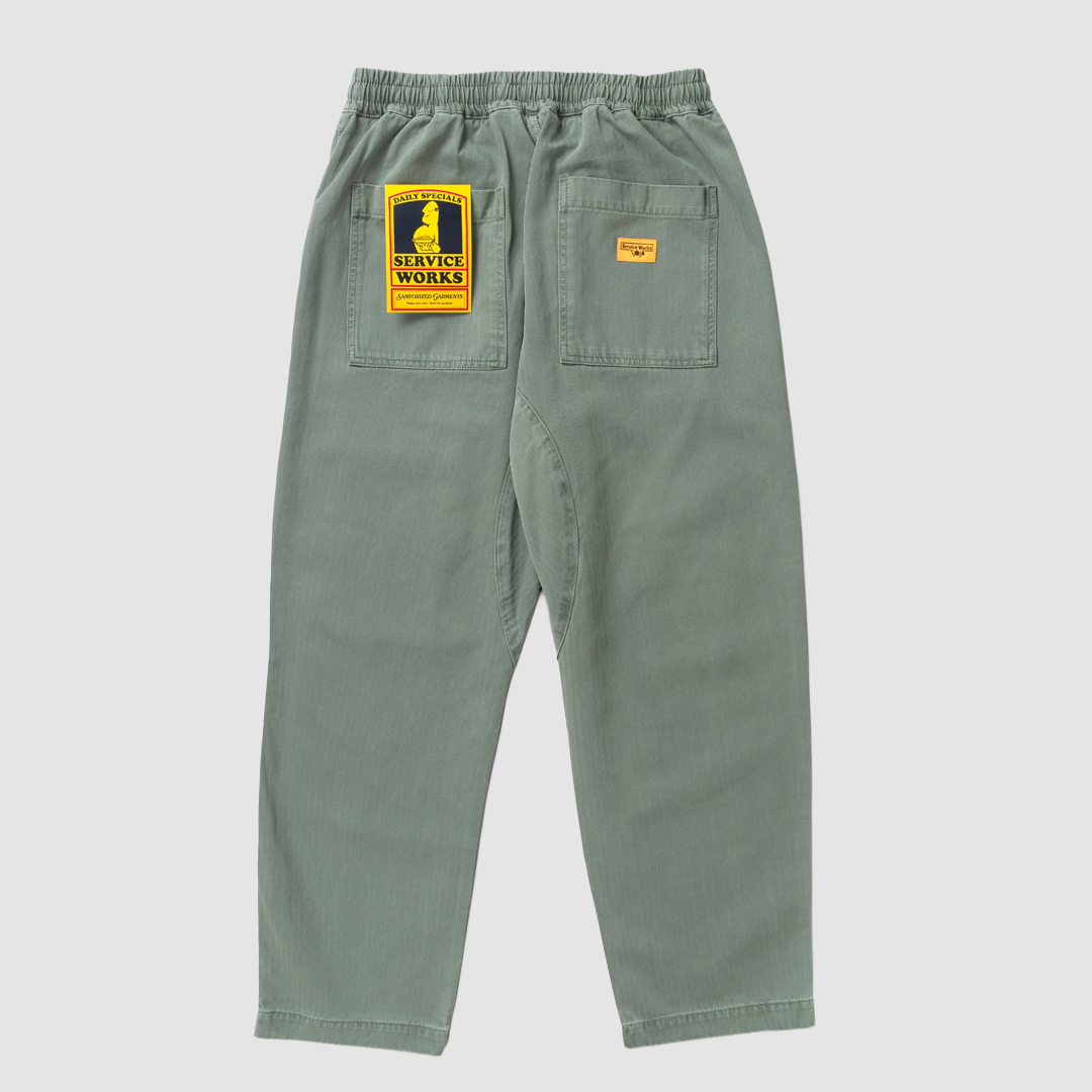 Pigment HBT Chef Pants Olive
