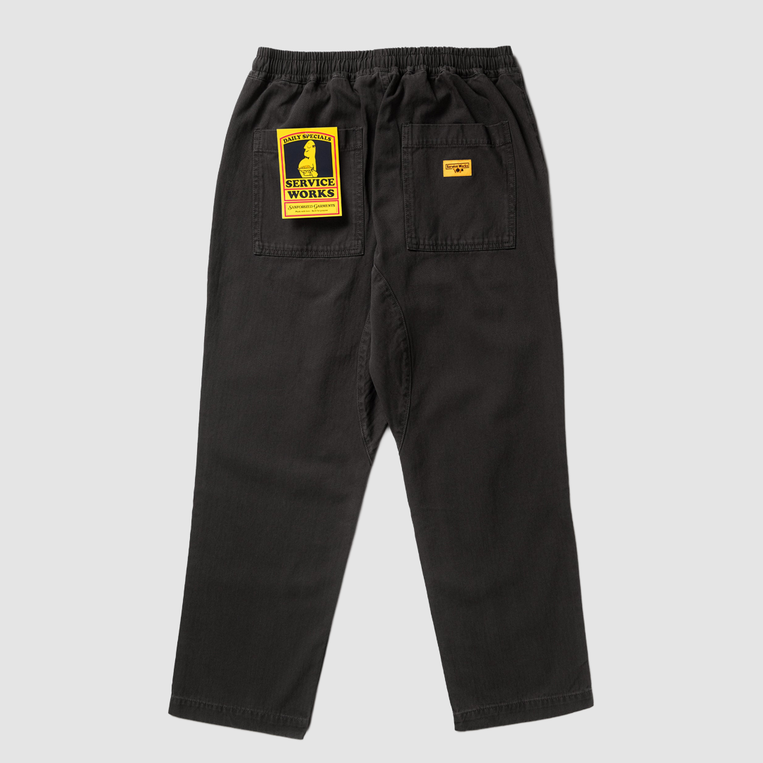 Pigment HBT Chef Pants Black