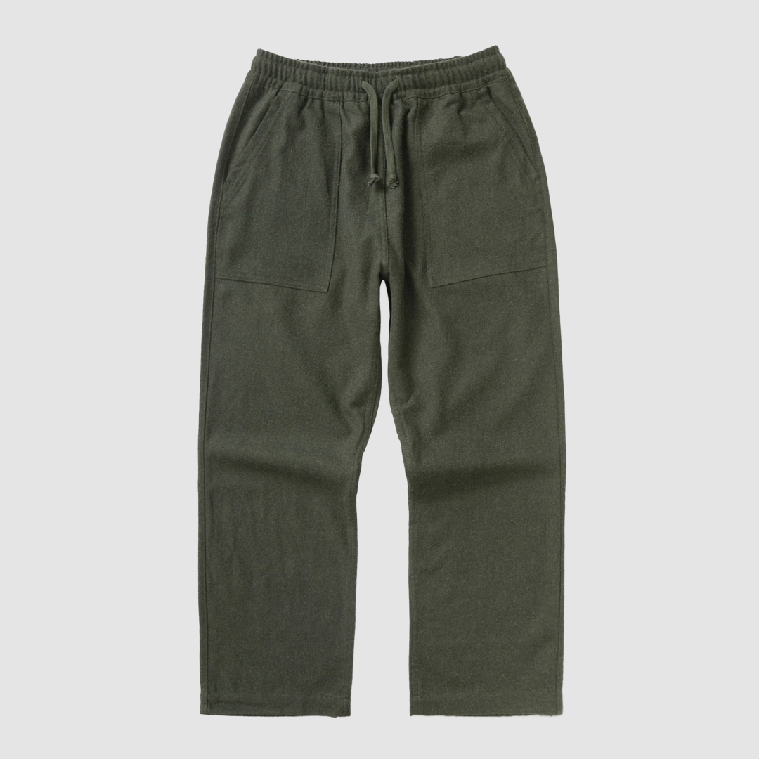 Flannel Chef Pants Forest