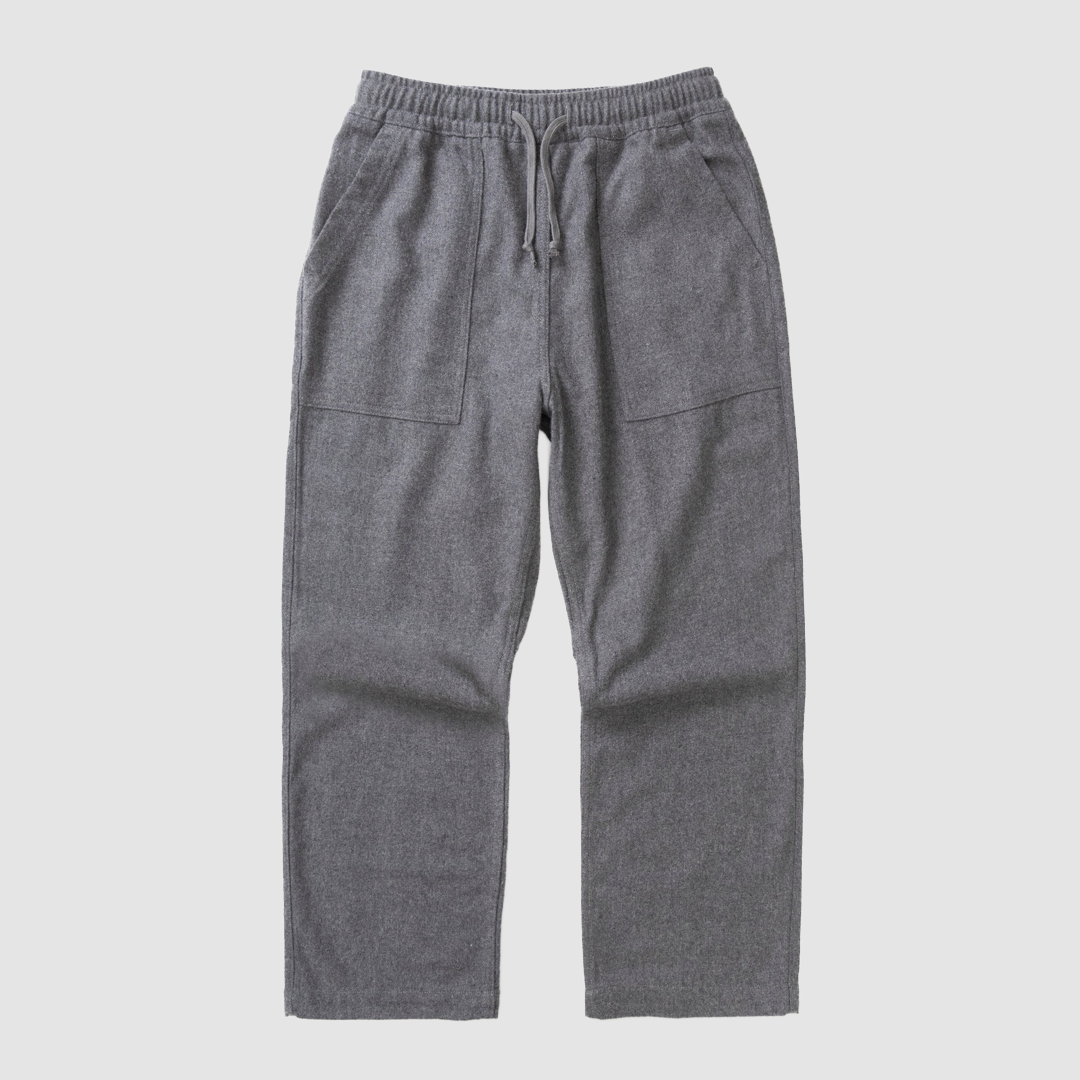 Flannel Chef Pants Charcoal