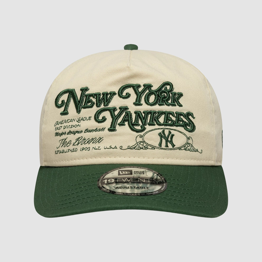 19TWENTY Adjustable New York Yankees MLB Washed Graphic Dark Green