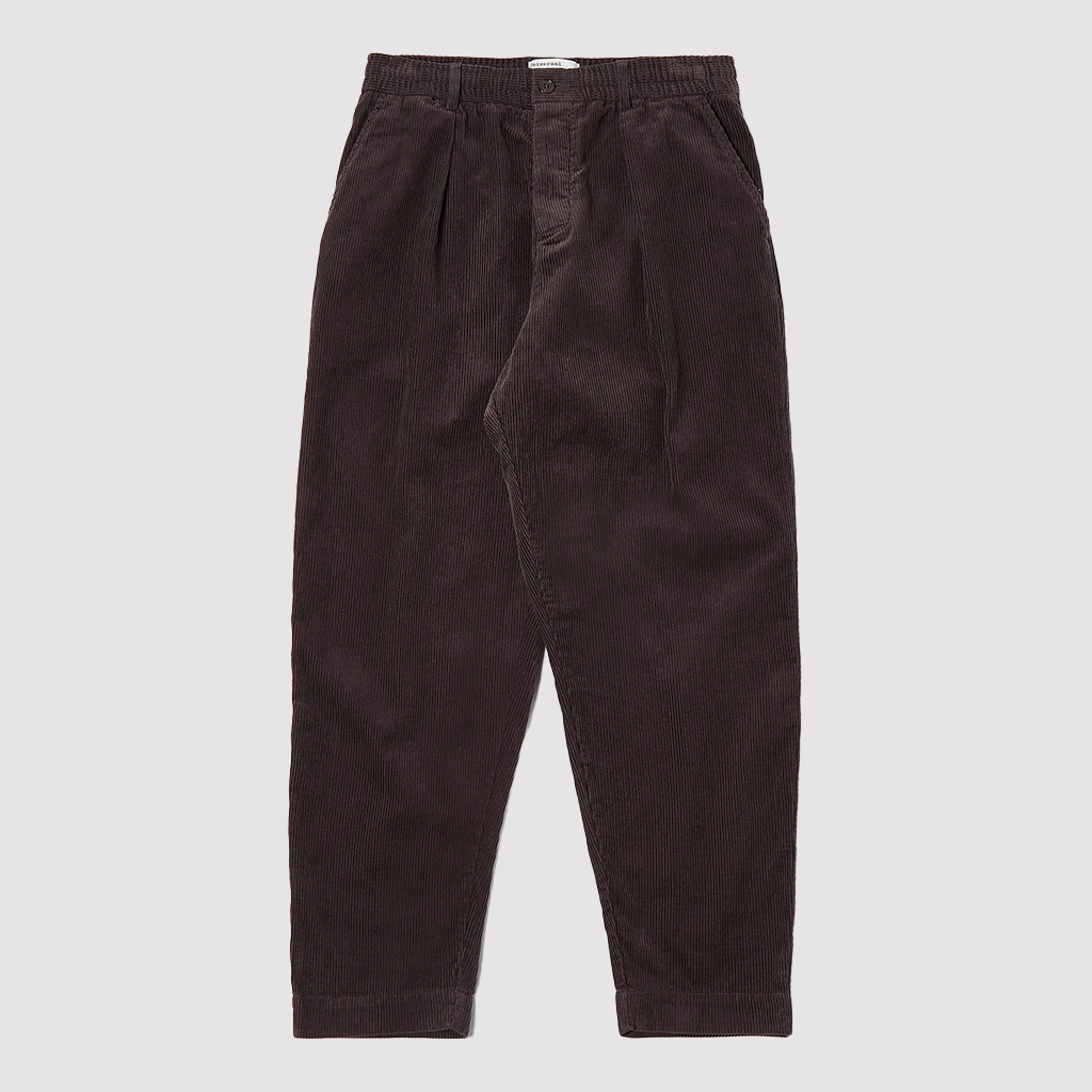 Pleated Track Pant Corduroy Licorice