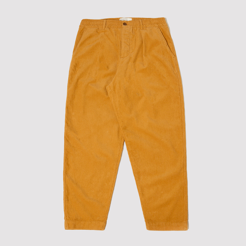 Pleated Track Pant Corduroy Corn