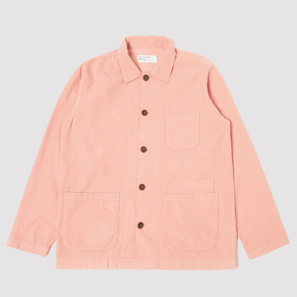 Bakers Overshirt Fine Cord Pink