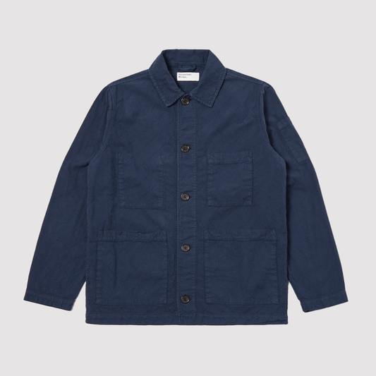 Quilted Coverall Jacket Navy
