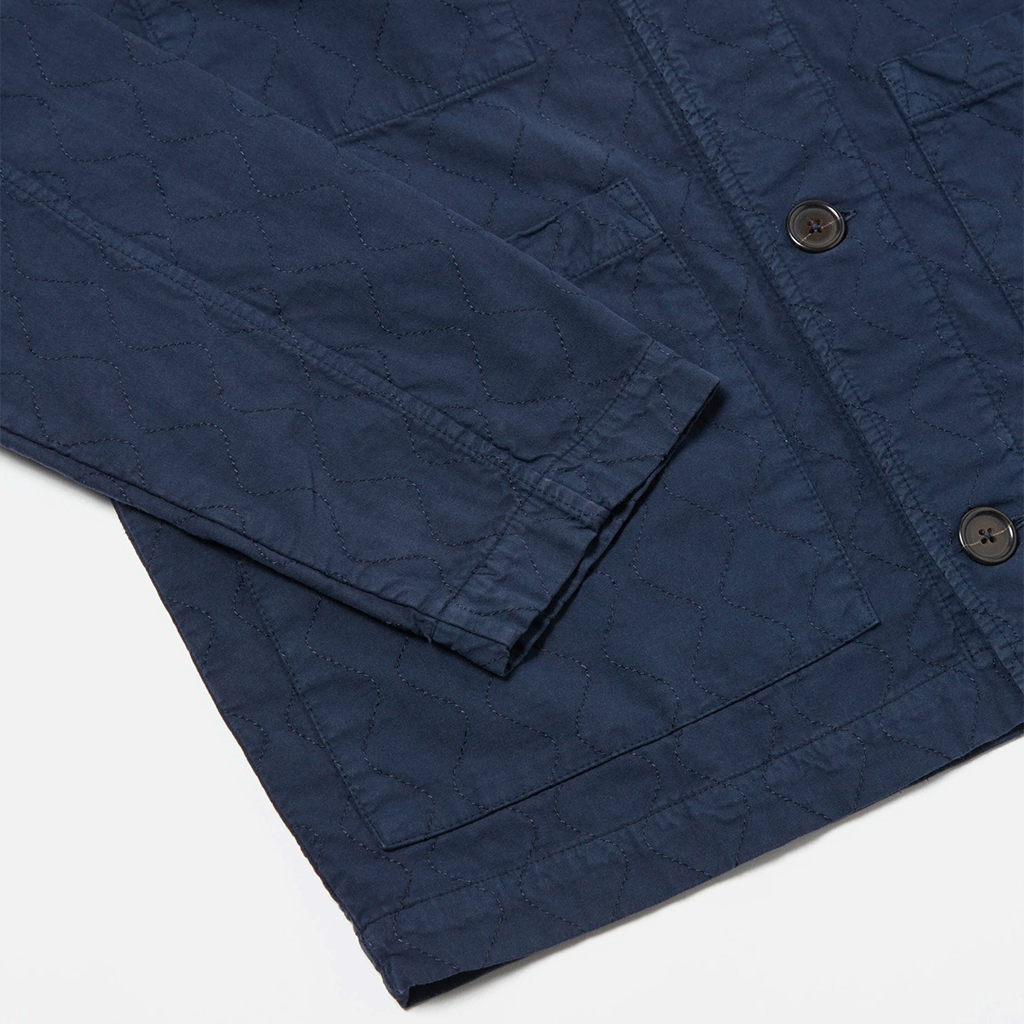 Quilted Coverall Jacket Navy