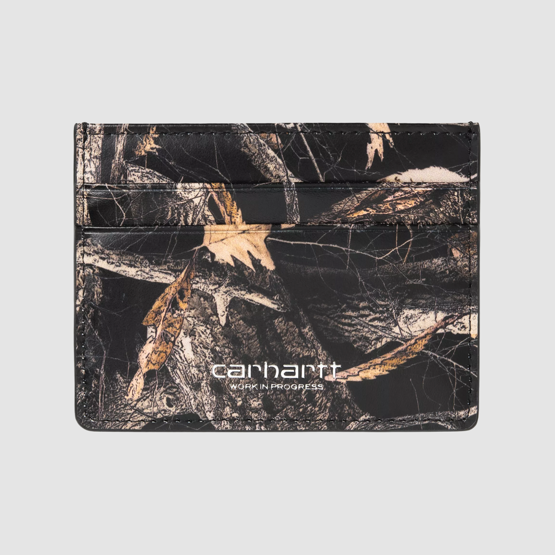 Vegas Cardholder Camo Feather Tree Black / Silver