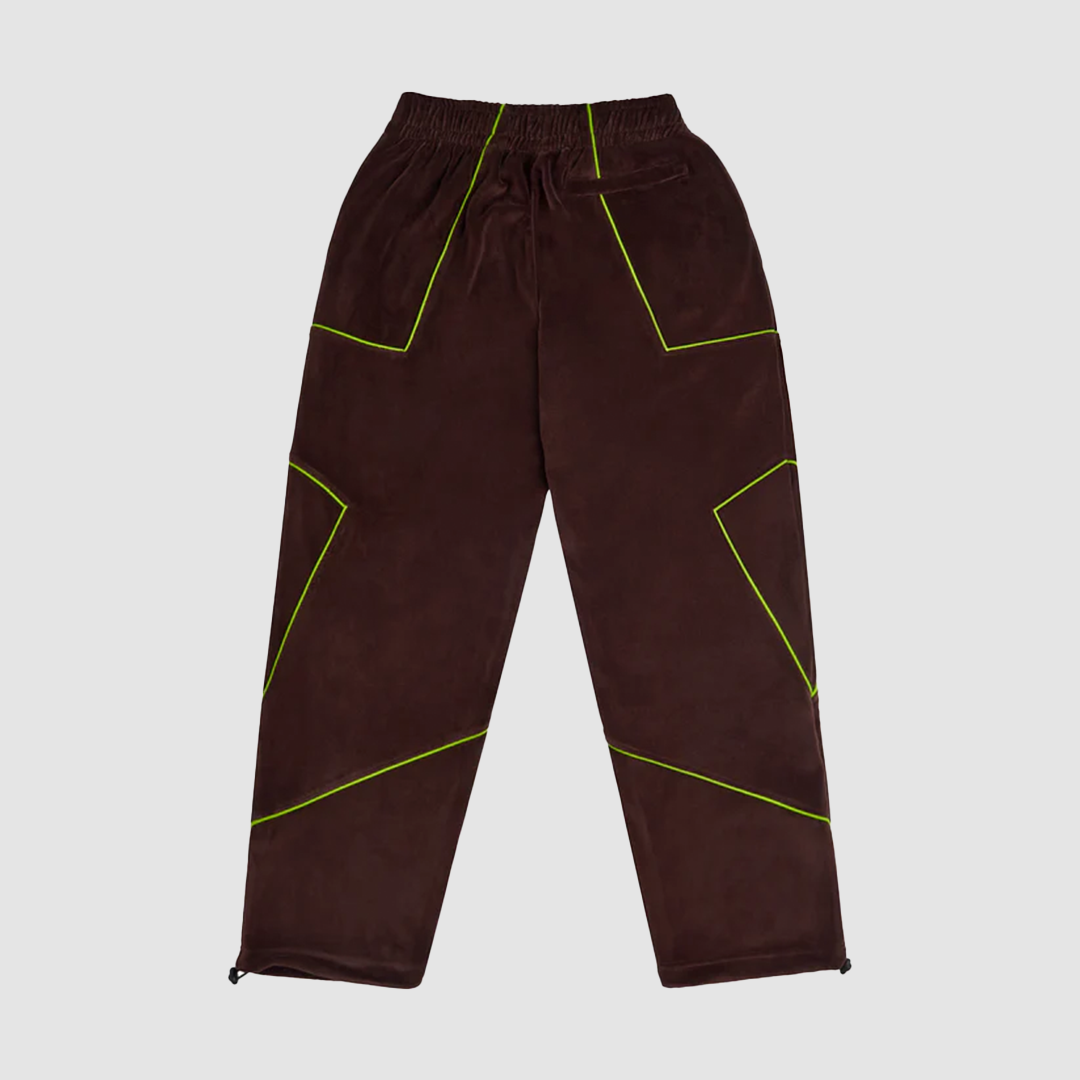 Chrissy Velvet Trackpant Brown