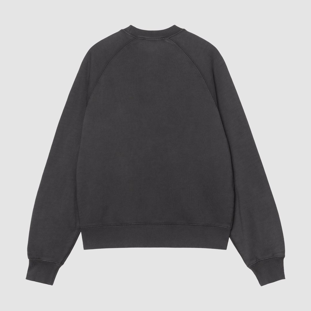 W' Hudson Sweat Black Chalk Wash