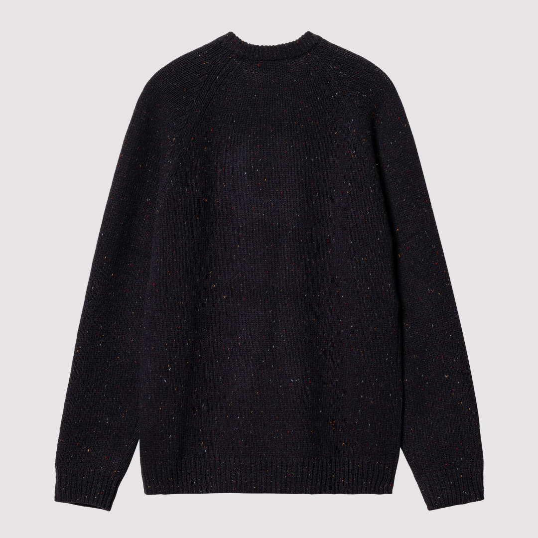 Anglistic Sweater Speckled Dark Navy