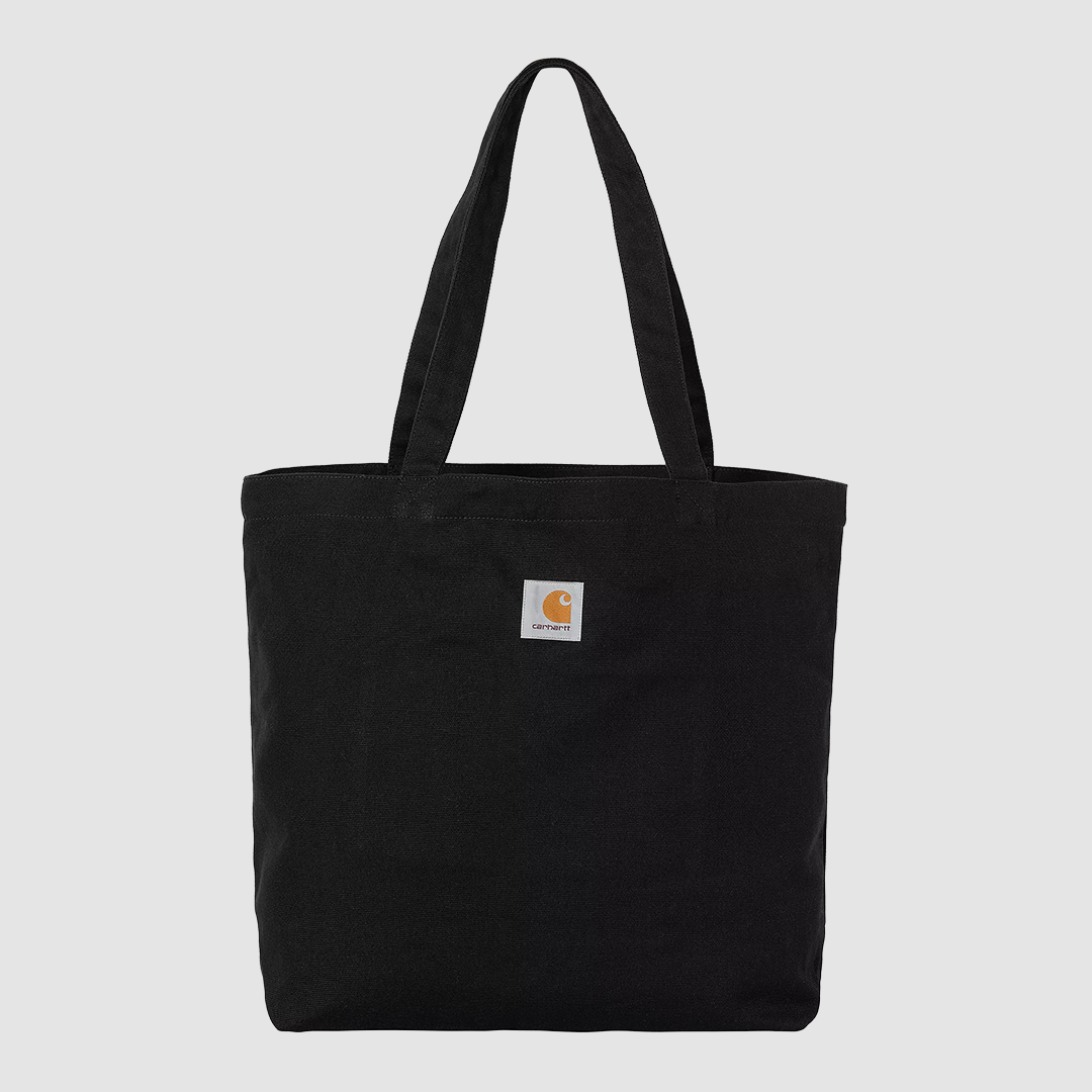 Canvas Graphic Tote Pronto Print Black