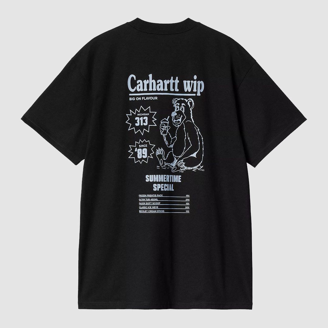S/S Catalogue T-Shirt Black / Bluebird