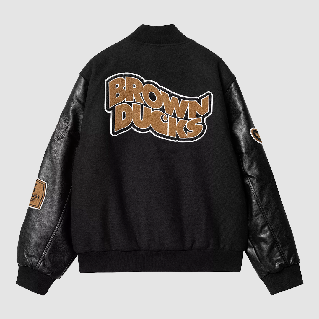 Brown Ducks Bomber Black / Black