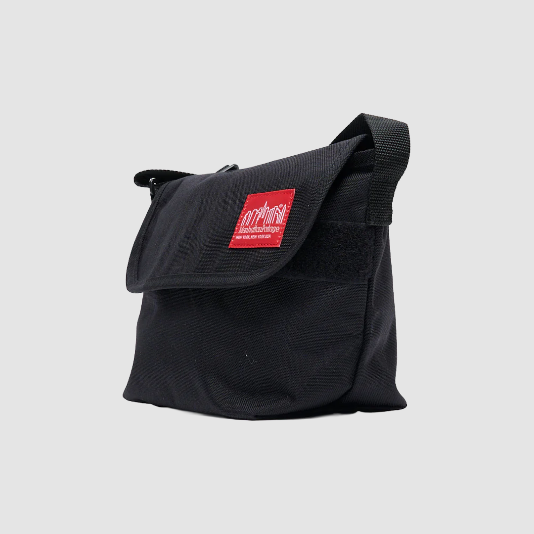 Nylon Messenger Bag Black XXS