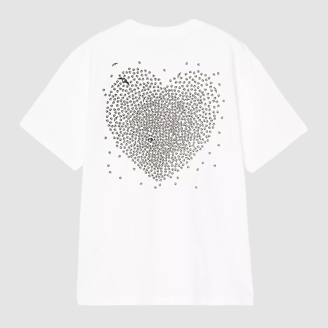 W' S/S Hearts Of Hartts T-Shirt White