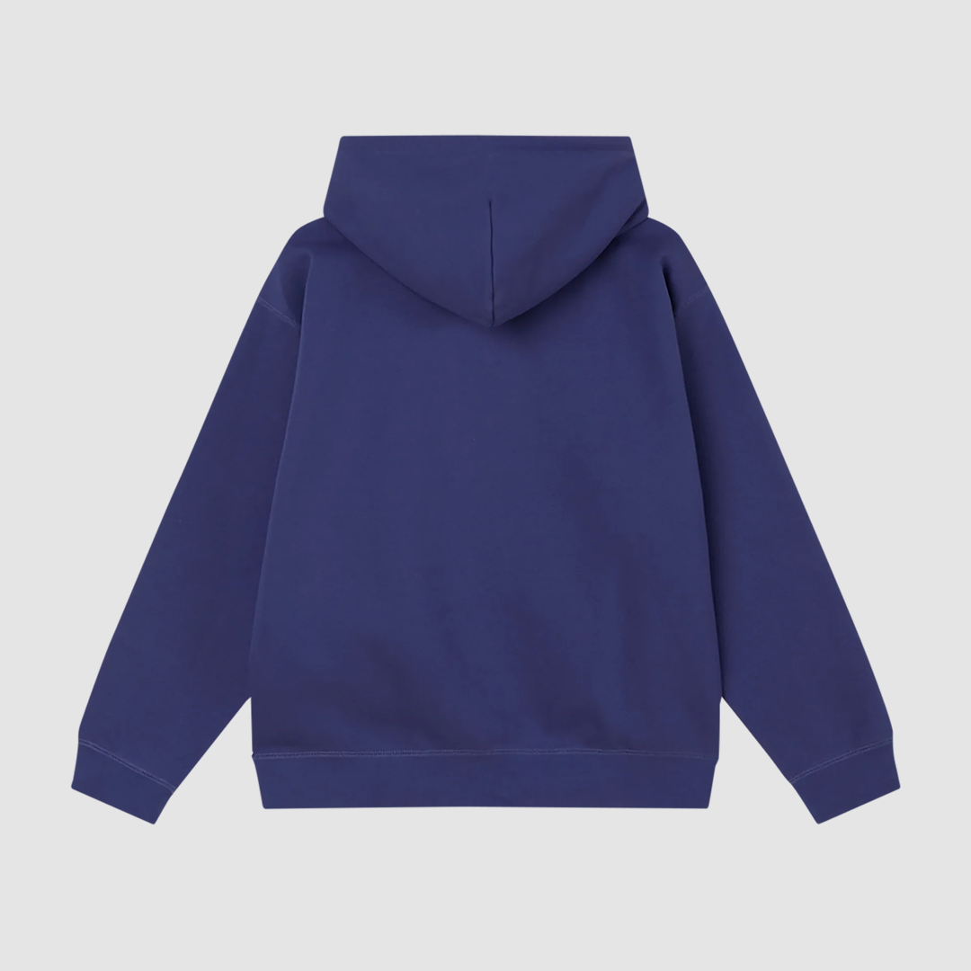 Established Works Bold Zip Hoodie Skipper Blue