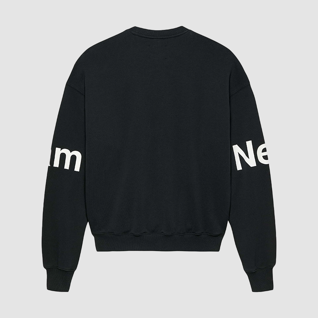 Logo Line Sweat Black