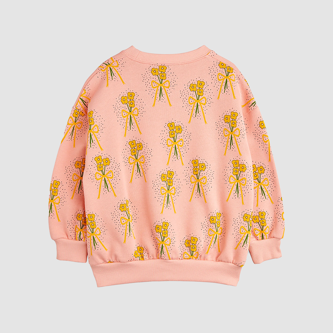 Winter Flowers AOP Sweat Pink